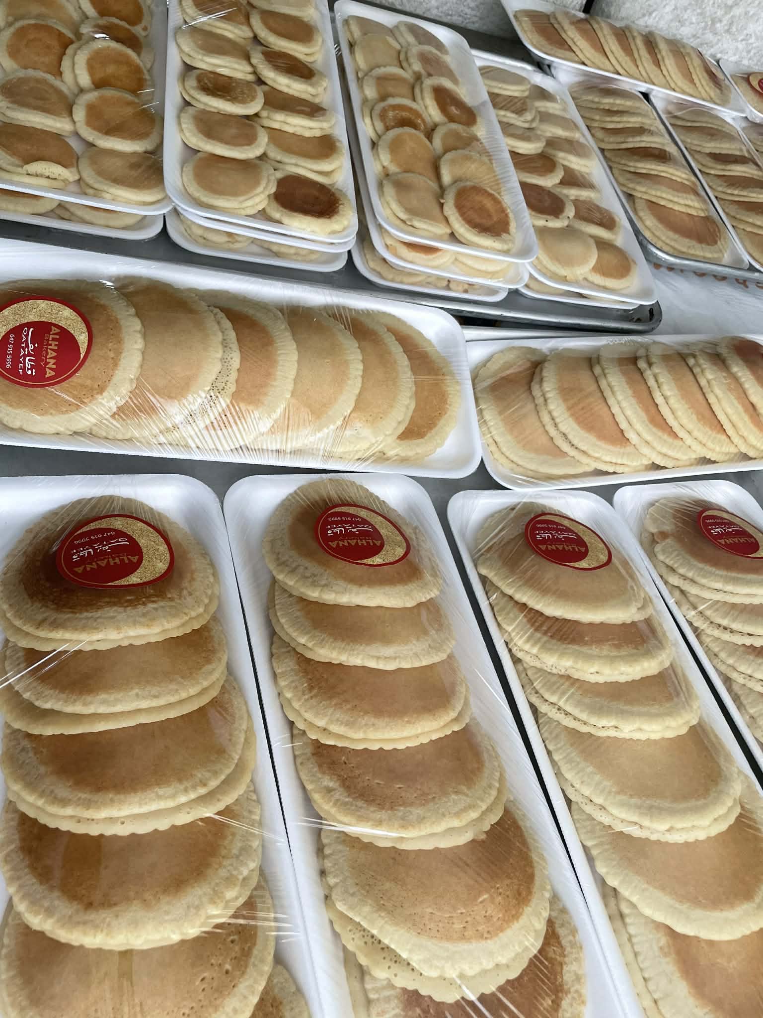 Mini Pancakes ready to go